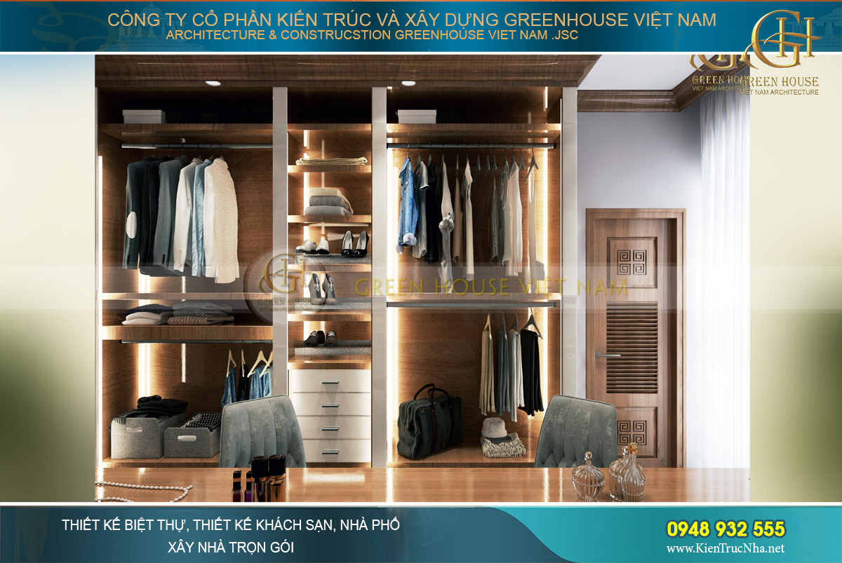 thiết kế nội thất biệt thự tân cổ điển á đông hải phòng