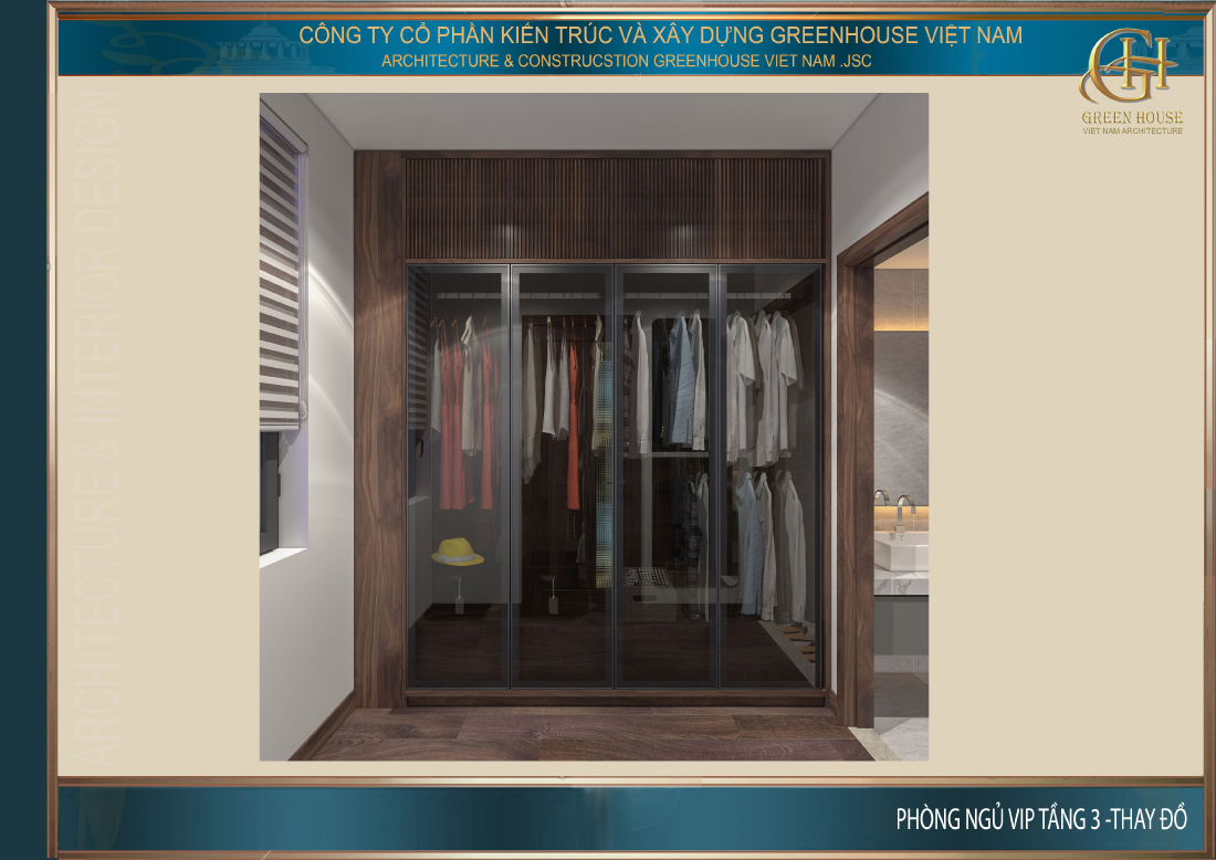 Diện tích phòng thời trang không lớn nhưng đáp ứng đủ nhu cầu của chủ nhân căn phòng