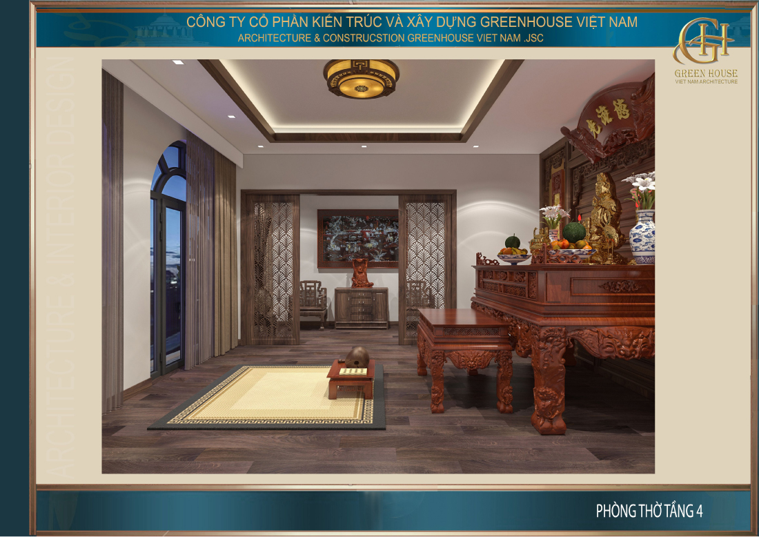 Phòng kỷ vật được thiết kế bên cạnh phòng thờ