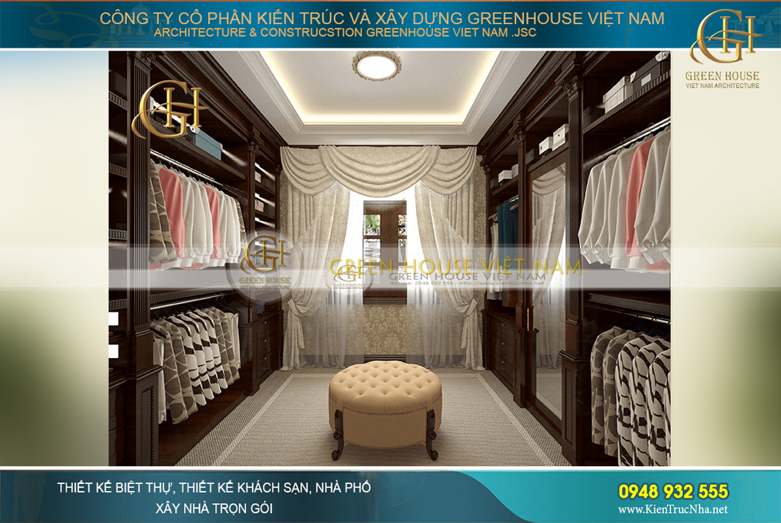 thi công thực tế biệt thự tân cổ điển 3 tầng tại Bắc Giang