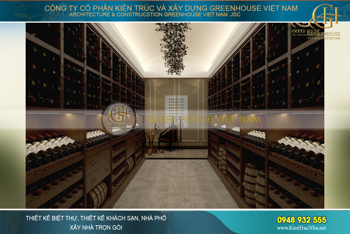 thiết kế biệt thự tân cổ điển 3 tầng tại Vinhomes Hà Nội