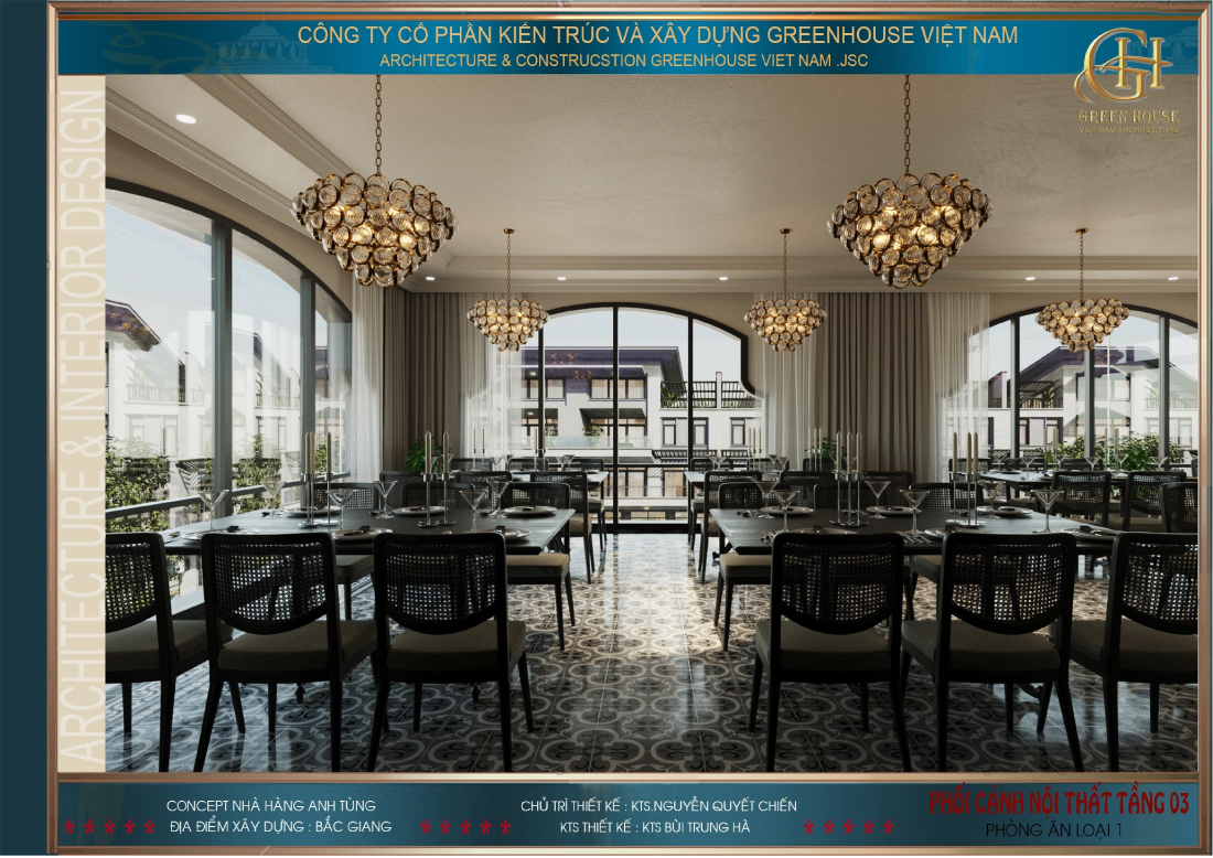 Phòng hội trường được bố trí hệ thống cửa kính lớn để khách hàng có thể cảm thấy dễ chịu hơn