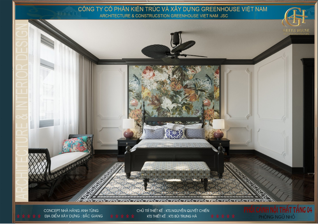 Phòng ngủ số 2 dành cho thành viên nhỏ tuổi của gia đình