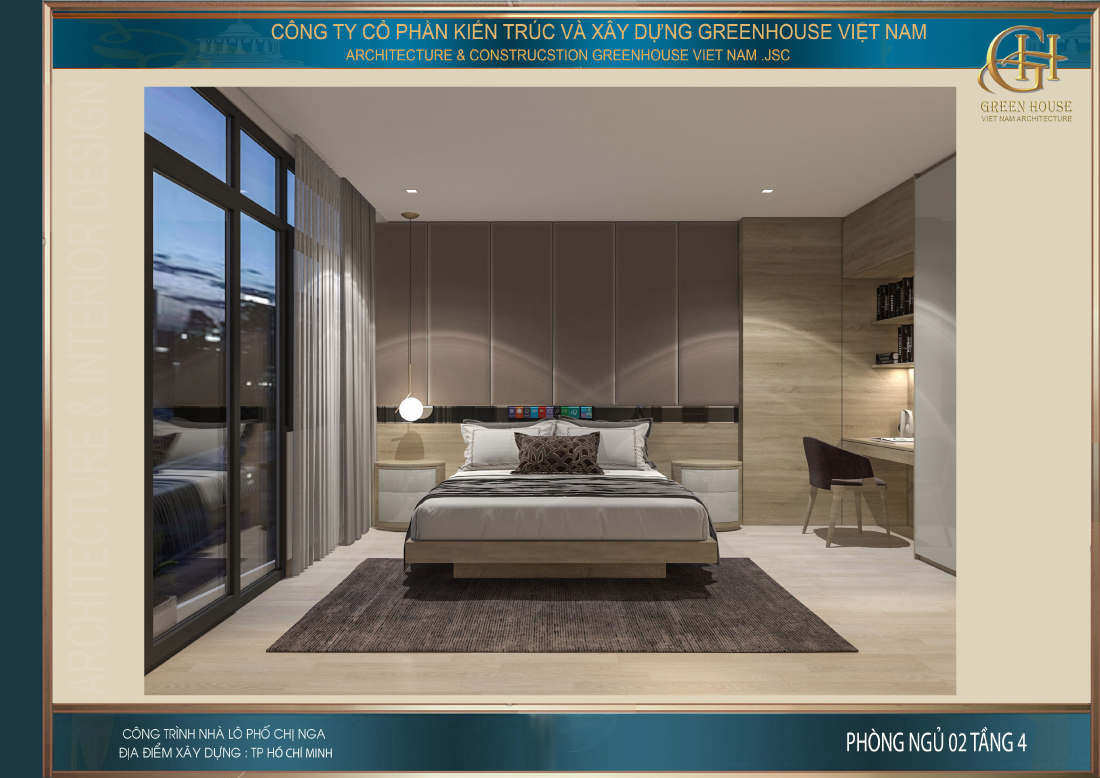 Diện tích không lớn nhưng căn phòng vẫn rộng rãi và thông thoáng