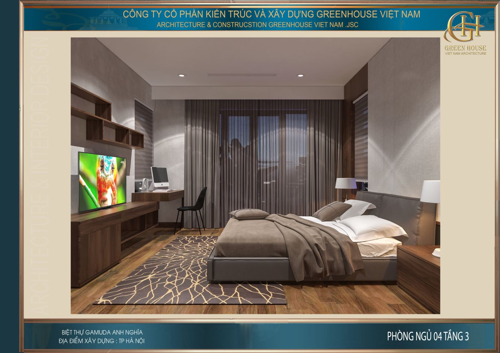 Được thiết kế hệ thống cửa lớn để mang đến không gian thiên nhiên