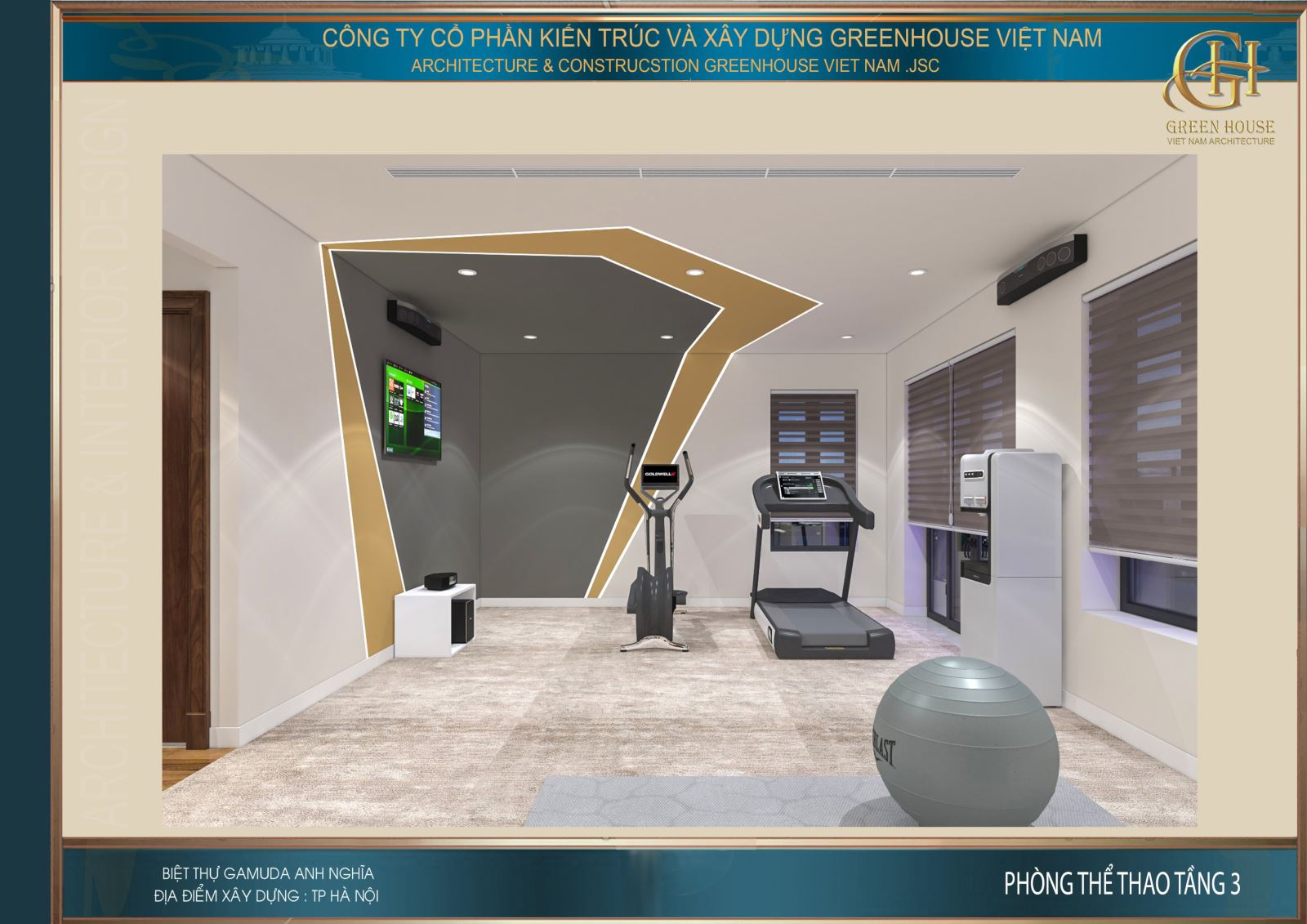 Nội thất phòng tập thể dục