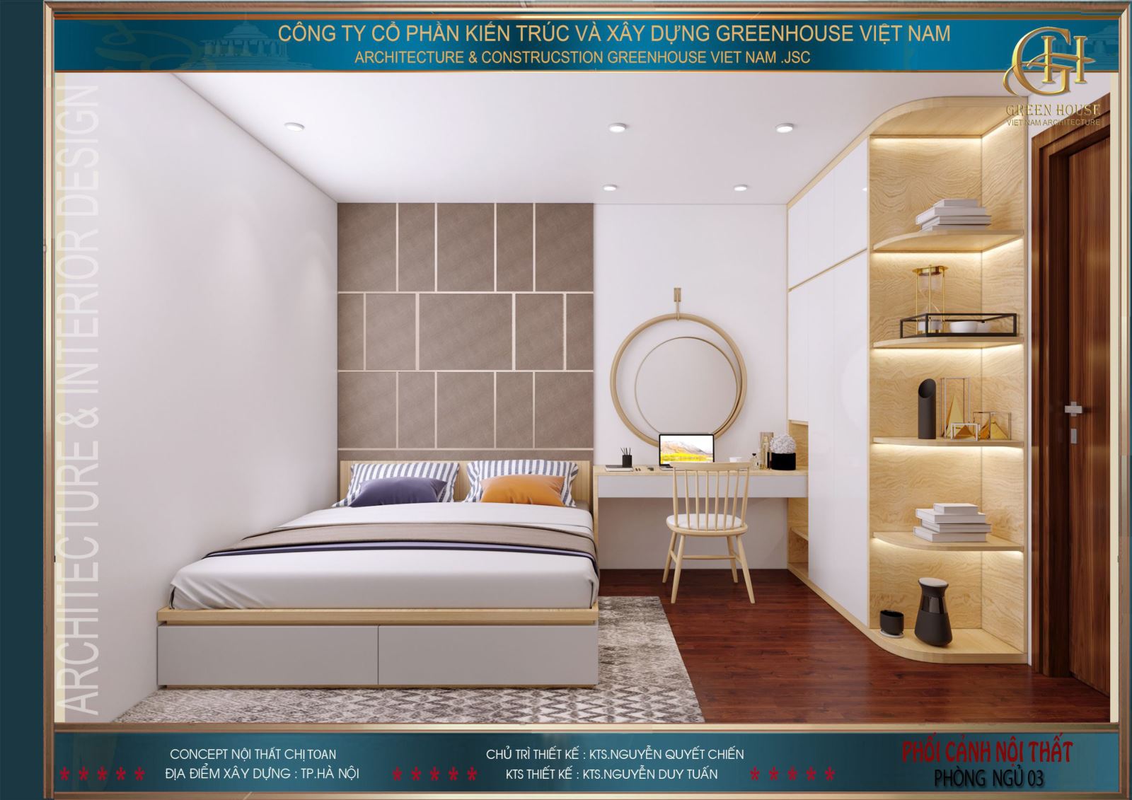 Không gian tràn ngập sắc trắng tinh khôi cùng những điểm nhấn xinh xắn, lãng mạn