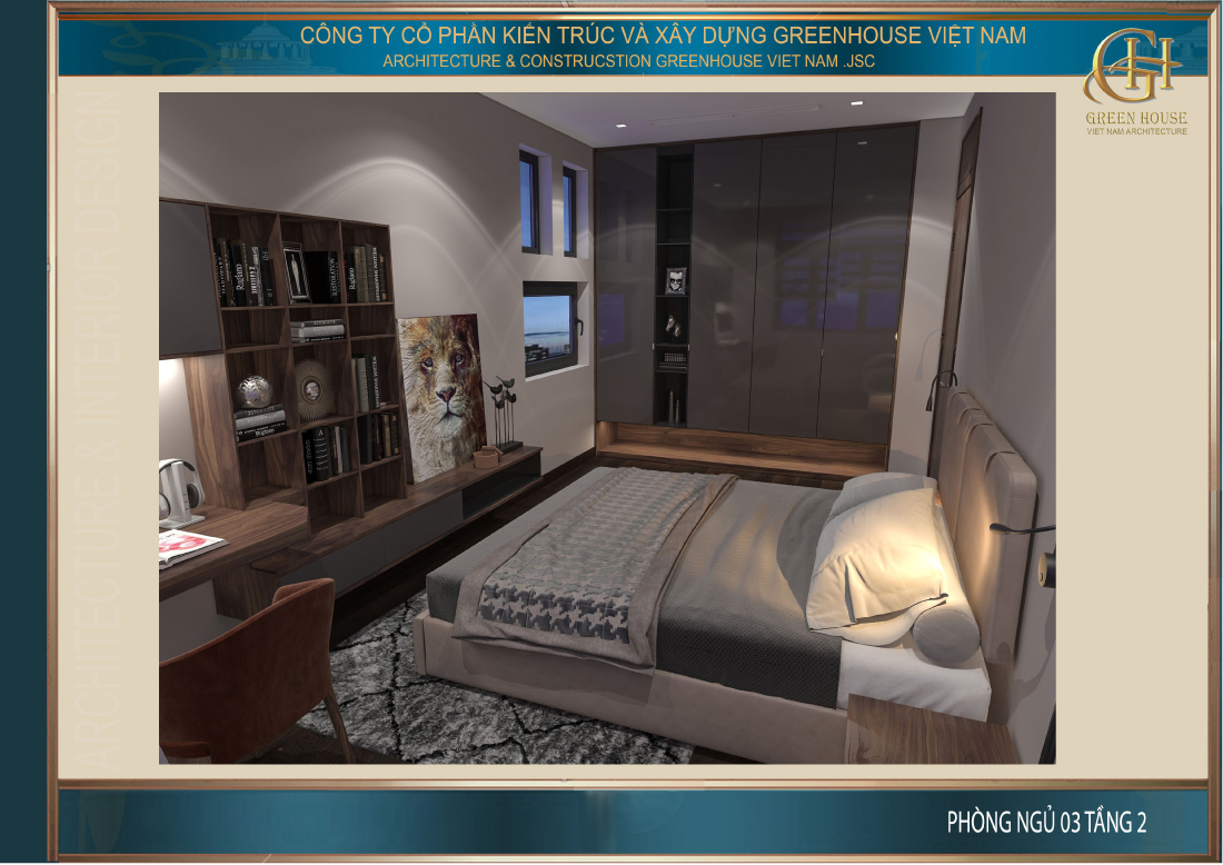 Thiết kế bài trí đơn giản nhưng đáp ứng đầy đủ công năng sinh hoạt