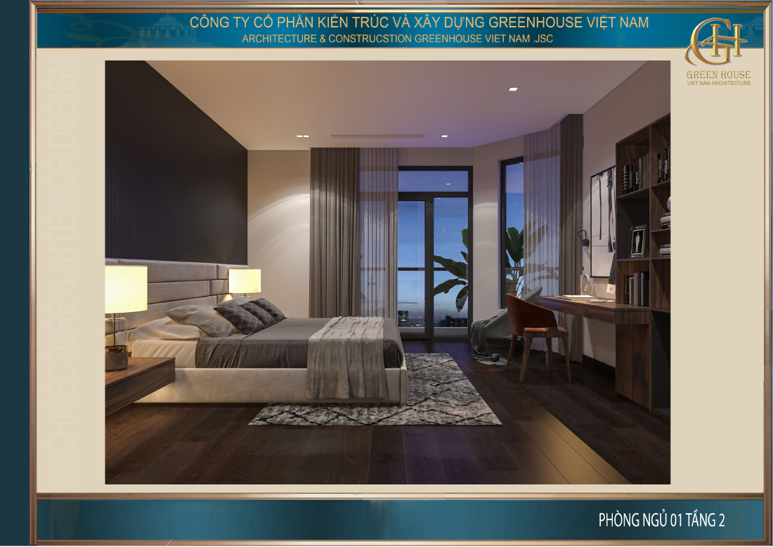 Thiết kế phòng ngủ sang trọng dù không cần quá nhiều đồ nội thất cầu kỳ