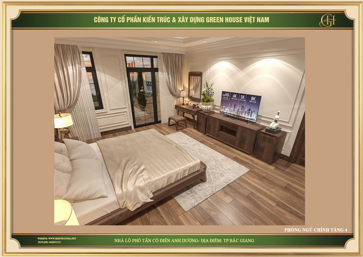 Mỗi phòng ngủ đều được thiết kế cửa kính để tận dụng được ánh sáng thiên nhiên