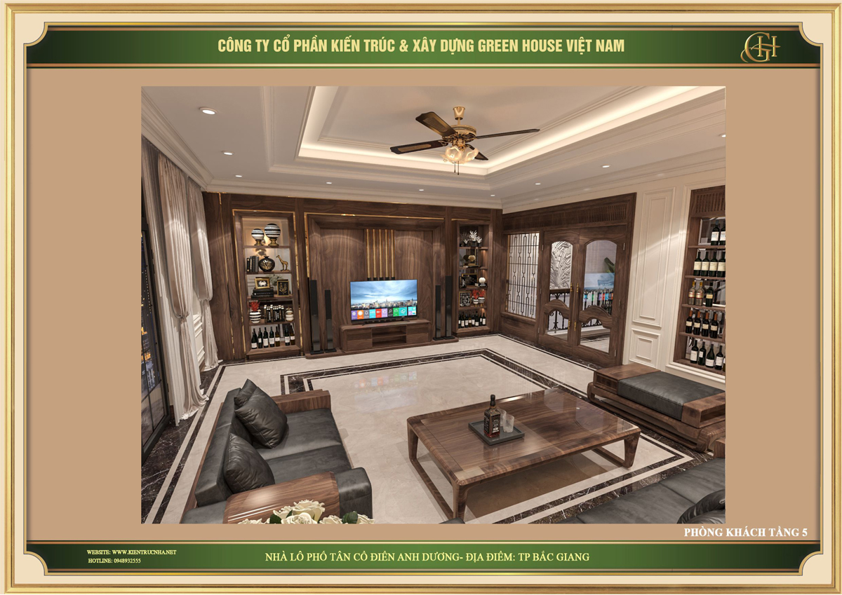 Những khung cửa chính, cửa sổ với chất liệu kính trong suốt giúp đón sáng cho căn phòng