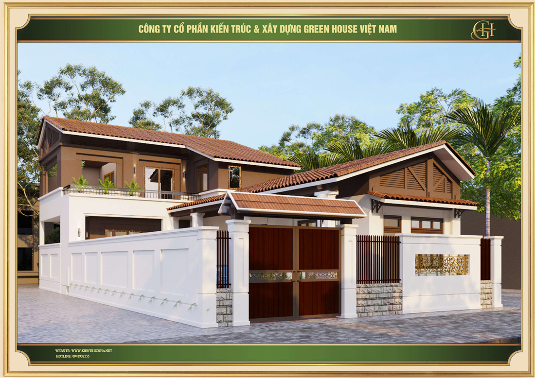 Hệ thống cửa kính lớn giúp mang đến ánh sáng và không gian thiên nhiên vào nhà