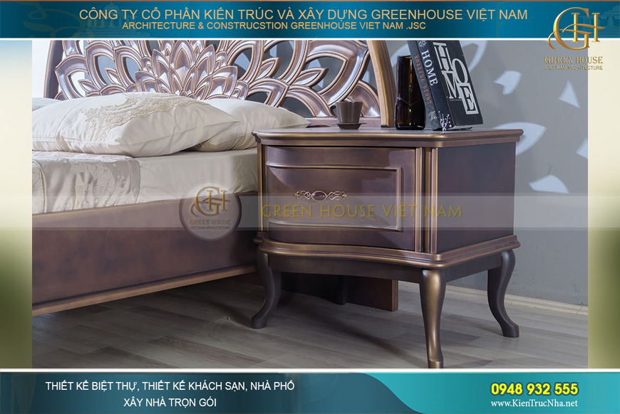 Set nội thất phòng ngủ tân cổ điển Nara