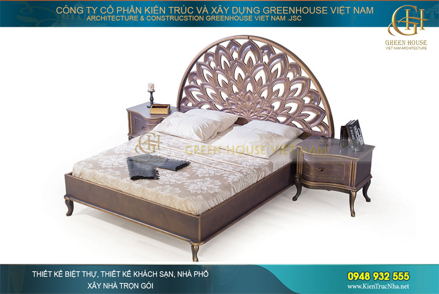 Set nội thất phòng ngủ tân cổ điển Nara