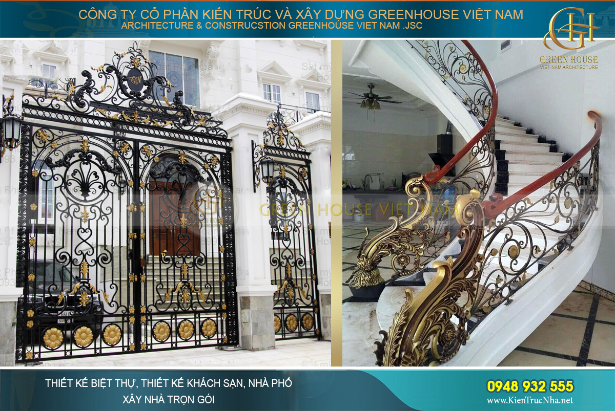 Sắt nghệ thuật và quy trình thi công sắt nghệ thuật chuyên nghiệp