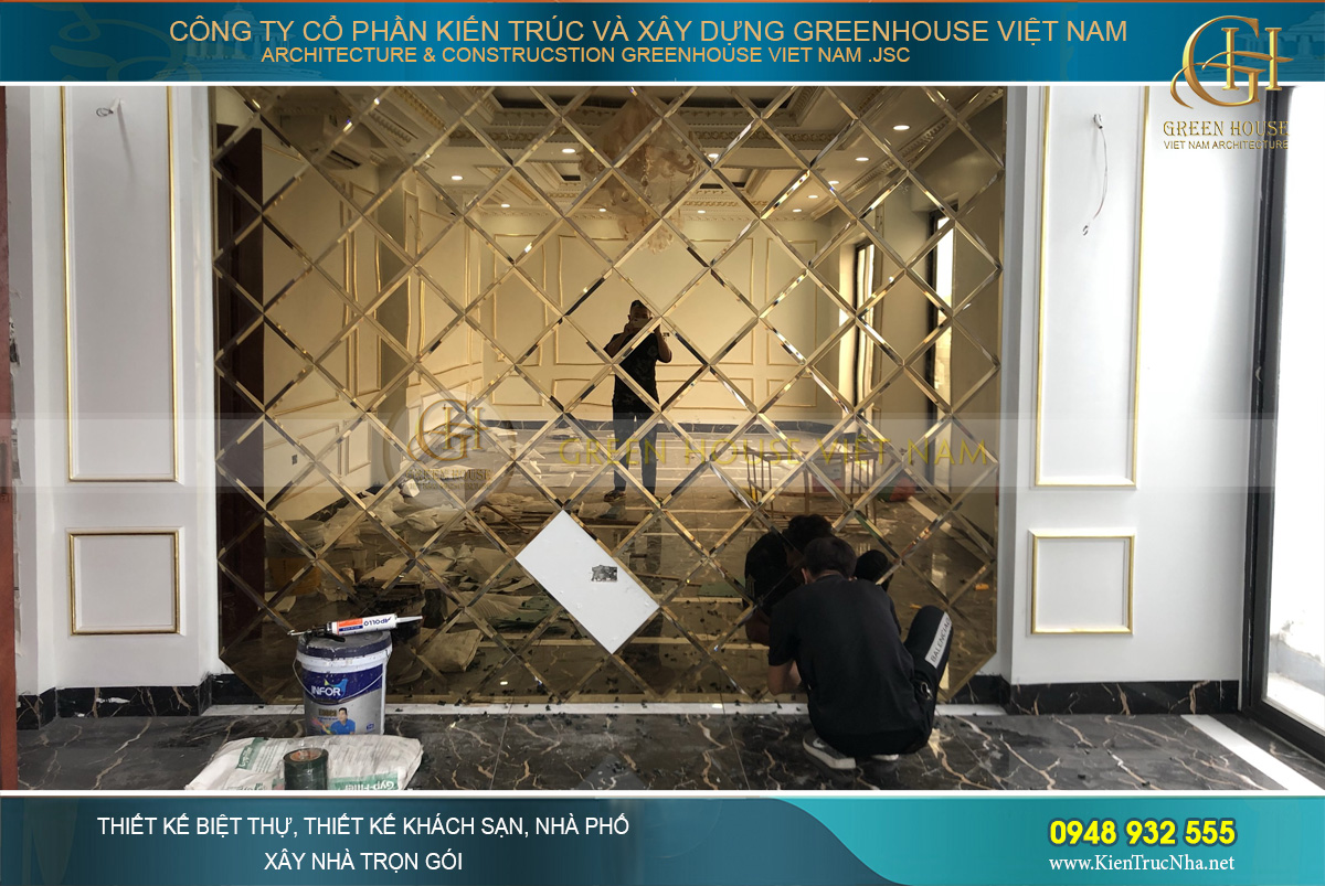 Thi công vách kính nghệ thuật đẹp, chuyên nghiệp, giá tốt nhất