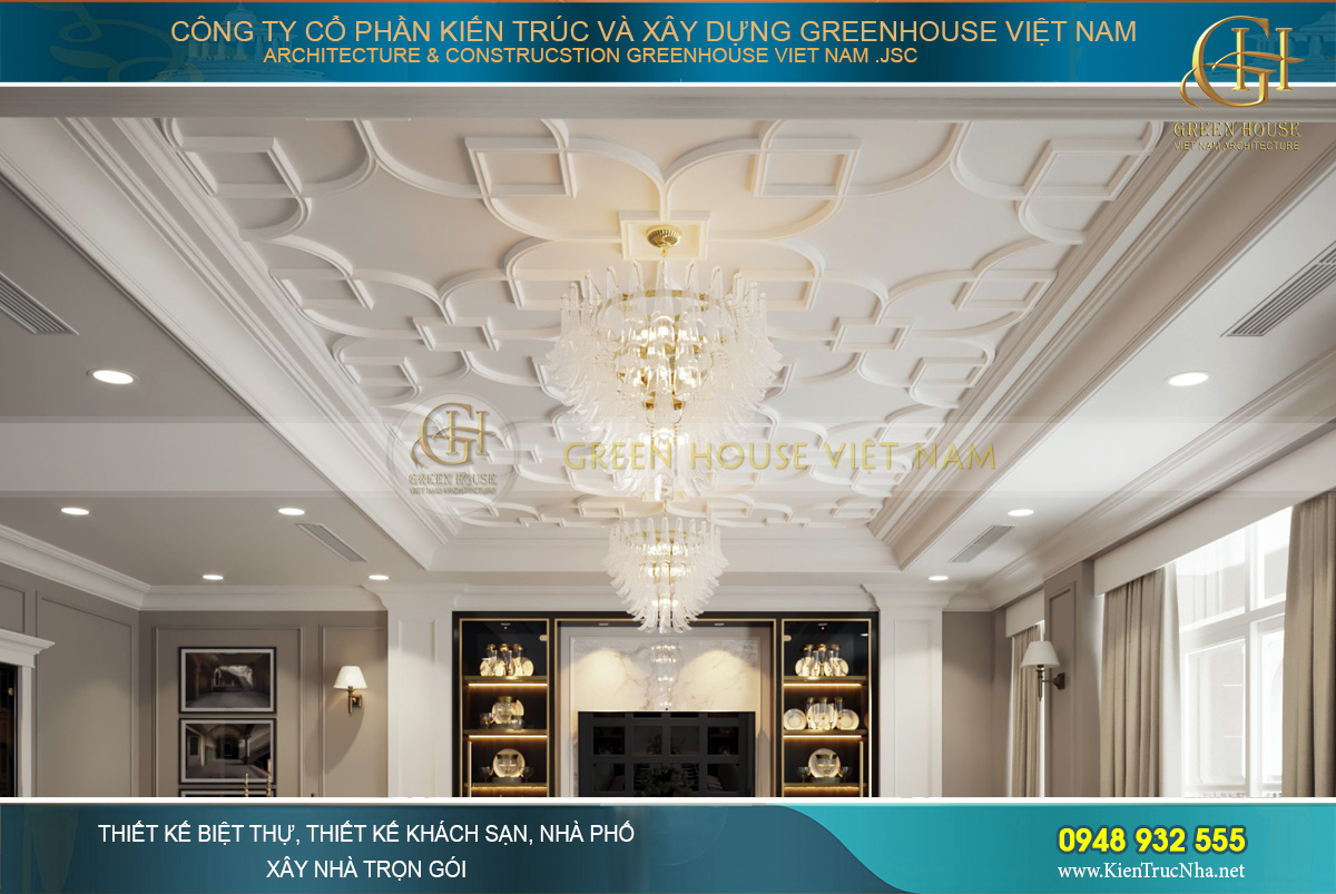 Các mẫu trần thạch cao đẹp mới nhất 2020