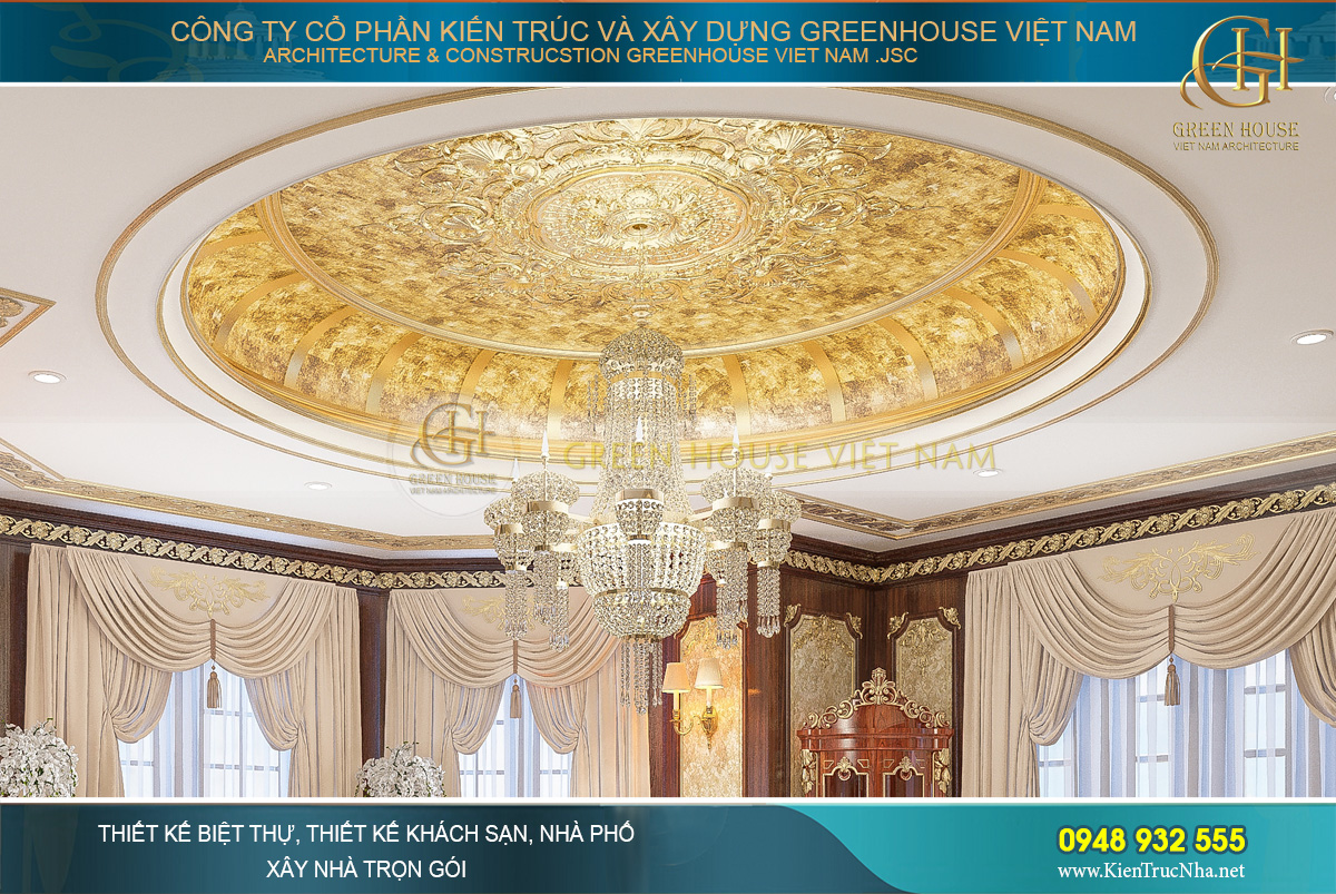 Các mẫu trần thạch cao đẹp mới nhất 2020