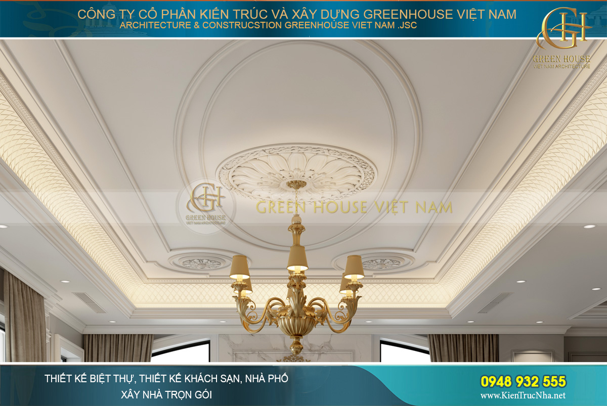 Các mẫu trần thạch cao đẹp mới nhất 2020