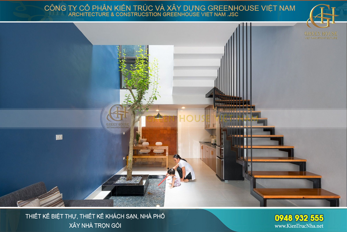 thiết kế giếng trời theo phong thủy