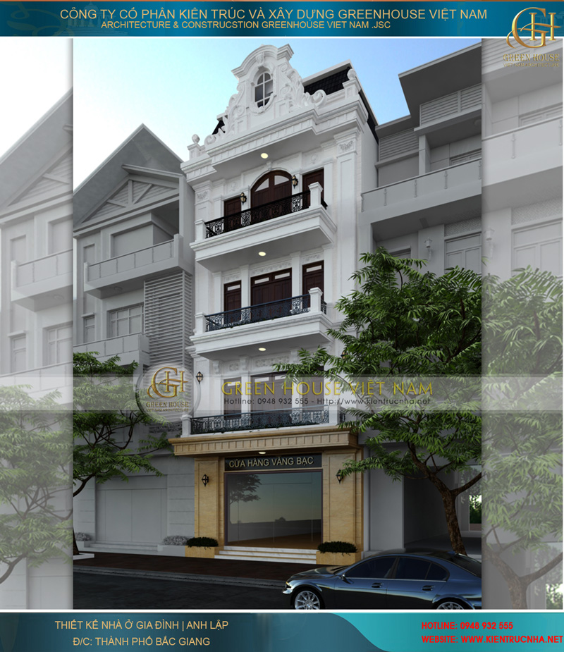 Nhà phố đẹp 3 tầng, 4 tầng đáng xây dựng nhất 2023