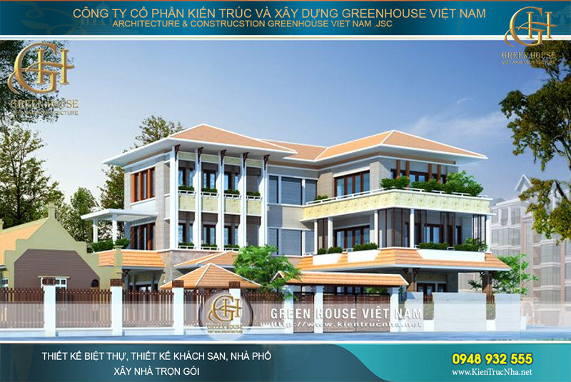 Không gian ấn tượng, sang trọng của biệt thự vườn với diện tích mặt tiền lên đến 20m