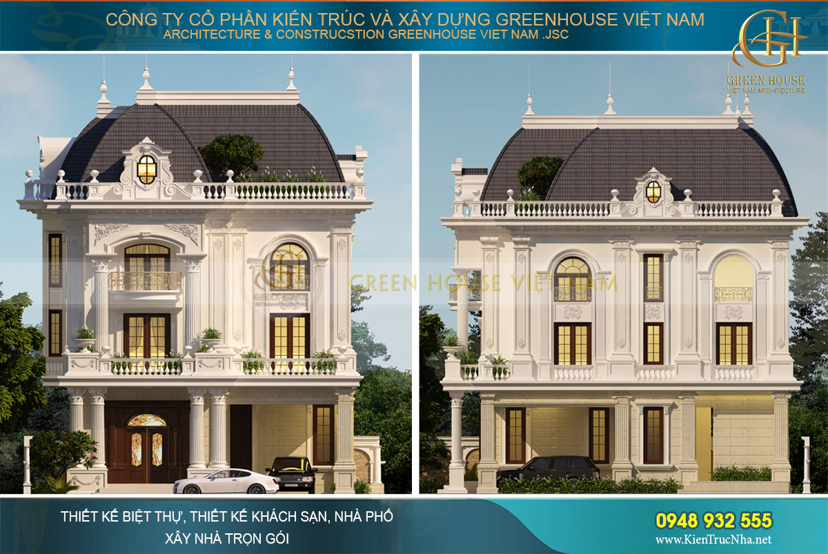 5 mẫu biệt thự tân cổ điển dẫn đầu xu hướng kiến trúc đẳng cấp 2020