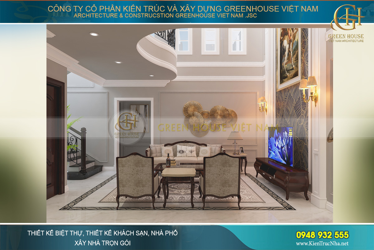 Những chi tiết trang trí mang đậm giá trị thẩm mỹ cổ điển phương Tây