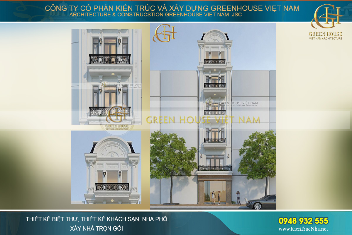 Phong cách tân cổ điển mang đến vẻ đẹp duyên dáng, cao quý và nổi bật cho công trình kiến trúc