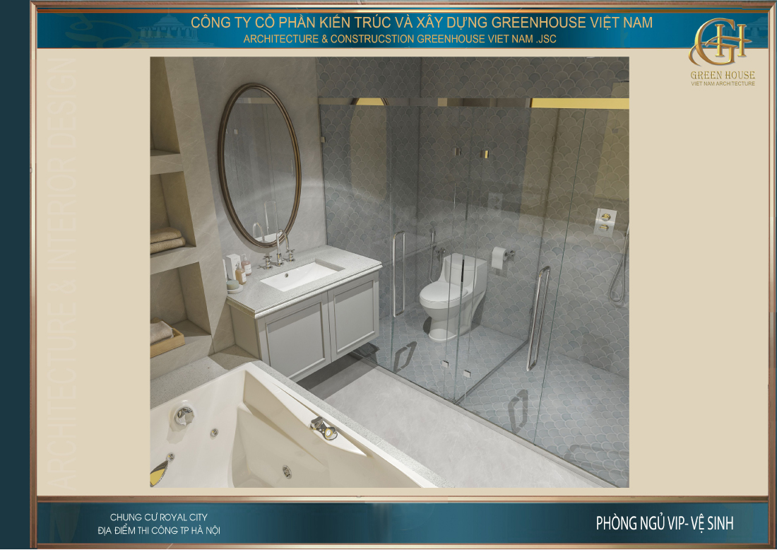 Không gian phòng thay đồ được thiết kế theo mong muốn của gia chủ