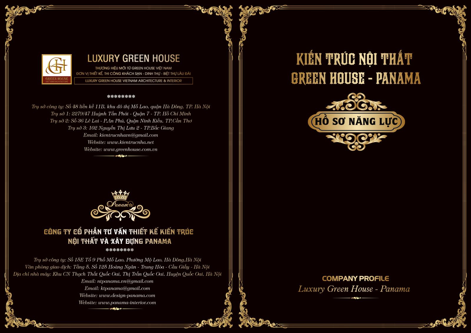Kiến trúc nội thất Green House Việt Nam - Panama: Đẳng cấp làm nên thương hiệu