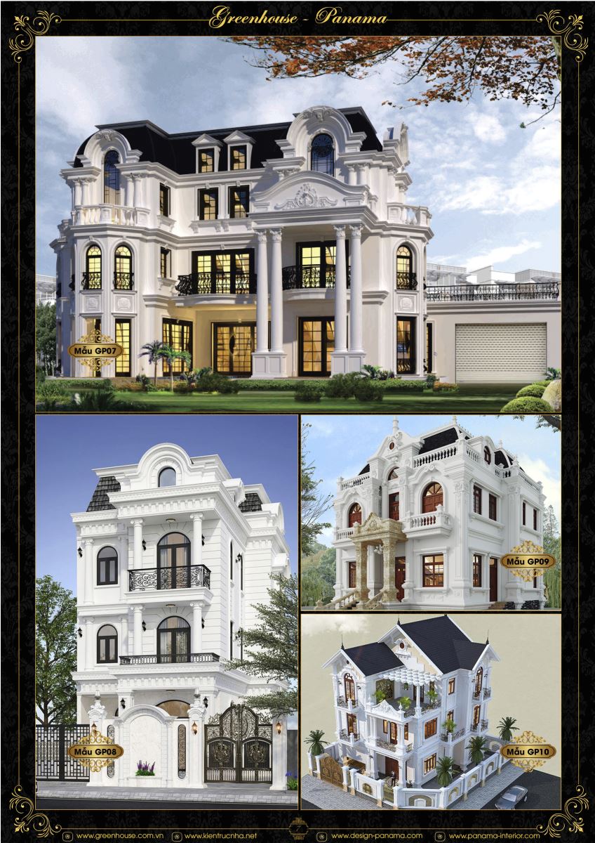 Mẫu thiết kế biệt thự tân cổ điển đẹp trường tồn với thời gian