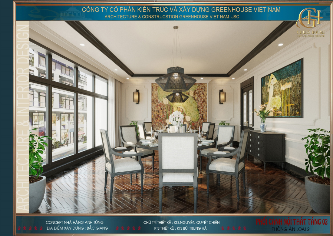 Mang đậm đặc trưng của mỹ thuật truyền thống