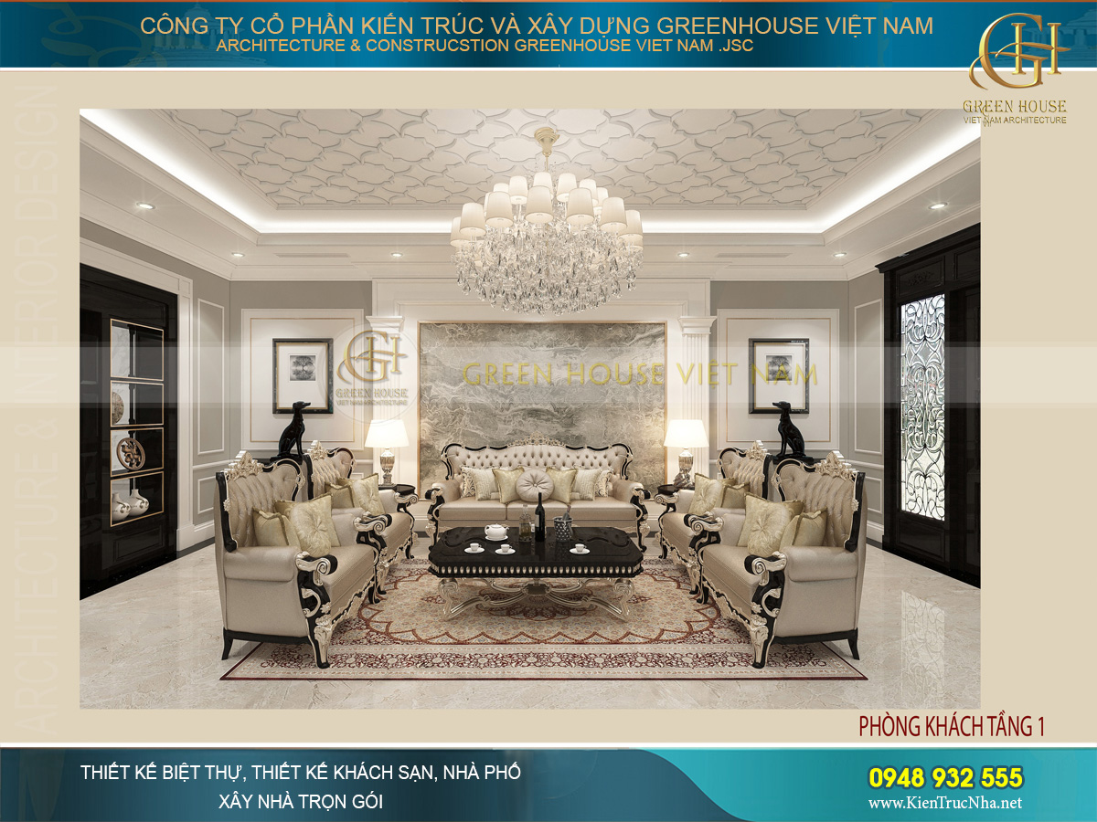 Người mệnh kim nên lựa chọn sofa phòng khách màu trắng, kem, vàng nhạt...