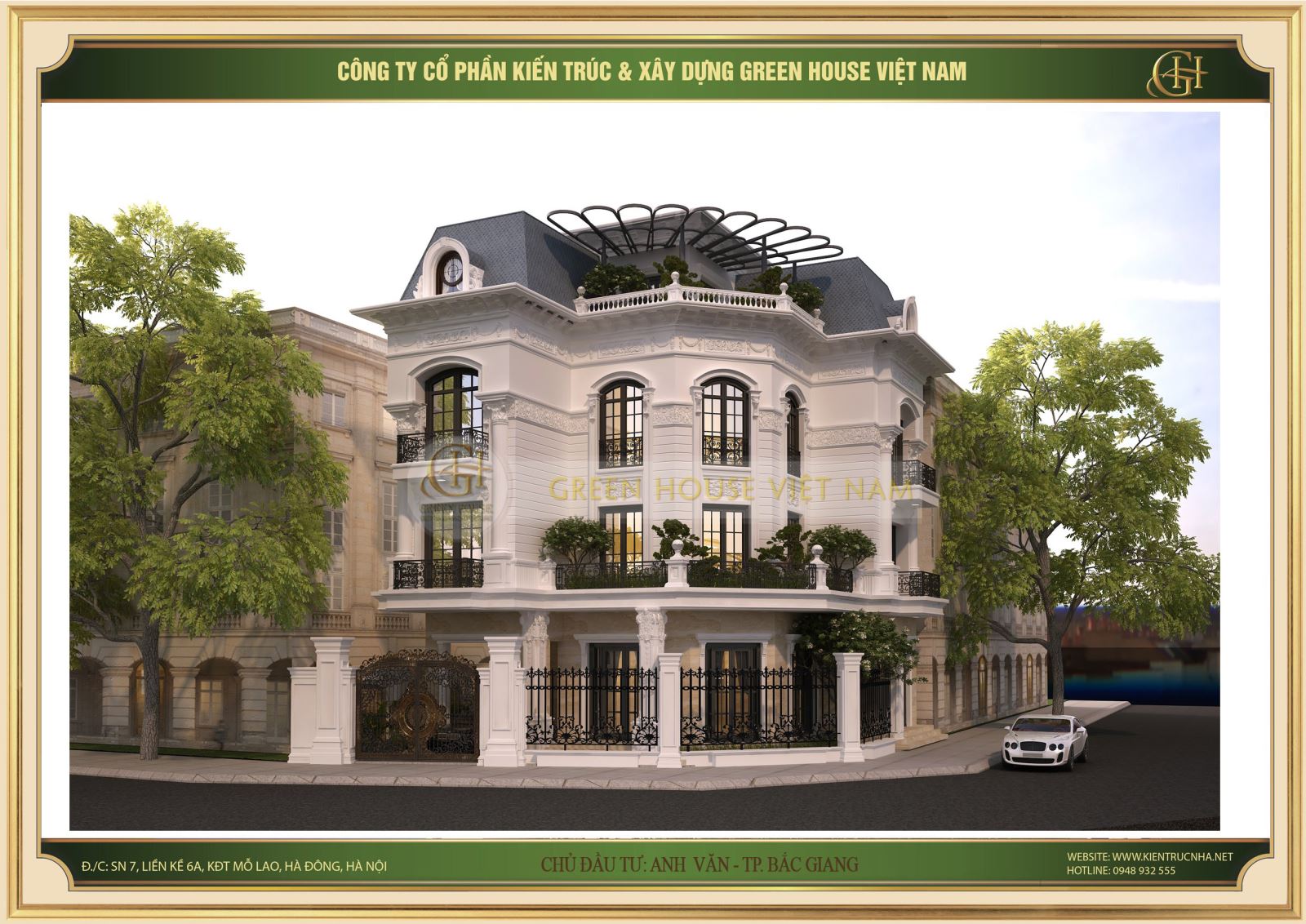 Các hạng mục xây dựng hoàn thiện tại Green House Việt Nam