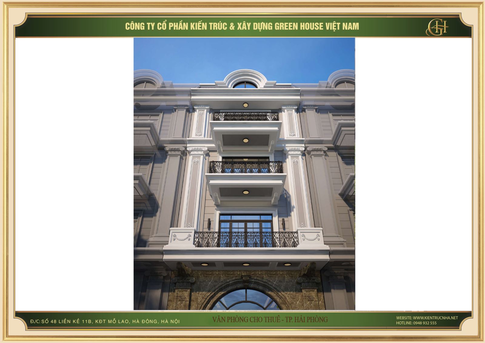 Lan can được tạo hình uốn lượn mềm mại đầy tinh tế