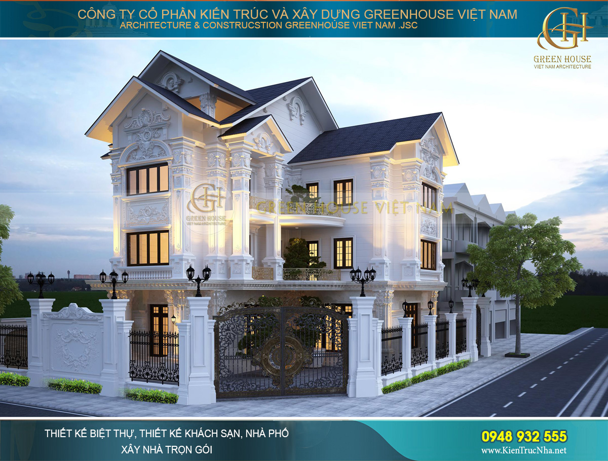 Hệ thống tường bao, hàng rào và cổng ra vào được thiết kế, trau chuốt đến từng chi tiết nhỏ