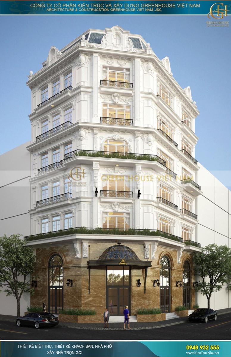 Toàn cảnh biệt thự phố kính doanh tân cổ điển tại vị trí "vàng" của thủ đô