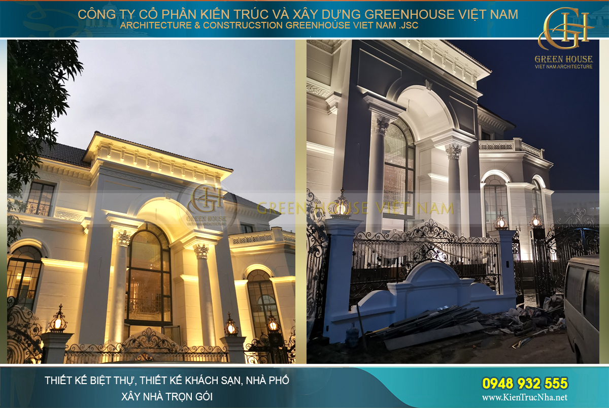 Dù là ngày hay đêm thì căn nhà cũng nổi bật một góc trời.