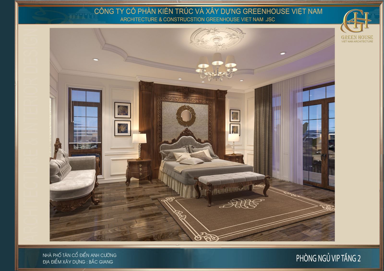 Green House Việt Nam - Đơn vị thiết kế nội thất biệt thự tân cổ điển đẹp, sang trọng, uy tín hàng đầu hiện nay