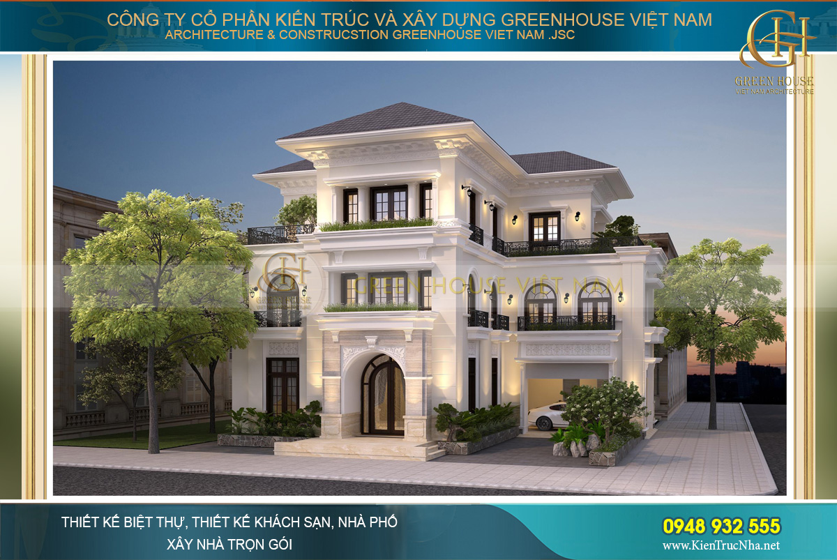 Bộ sưu tập mẫu thiết kế biệt thự mái thái dẫn đầu xu hướng 2021