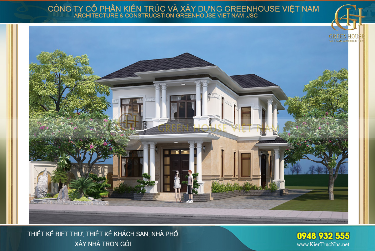 Biệt thự sử dụng phần lớn là hệ thống kính cường lực trong suốt, giúp đem nguồn ánh sáng tự nhiên