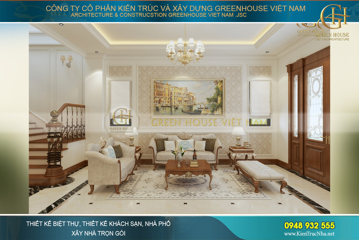 Bộ sofa tuy không lớn nhưng vẫn toát lên sự sang trọng, quý phái