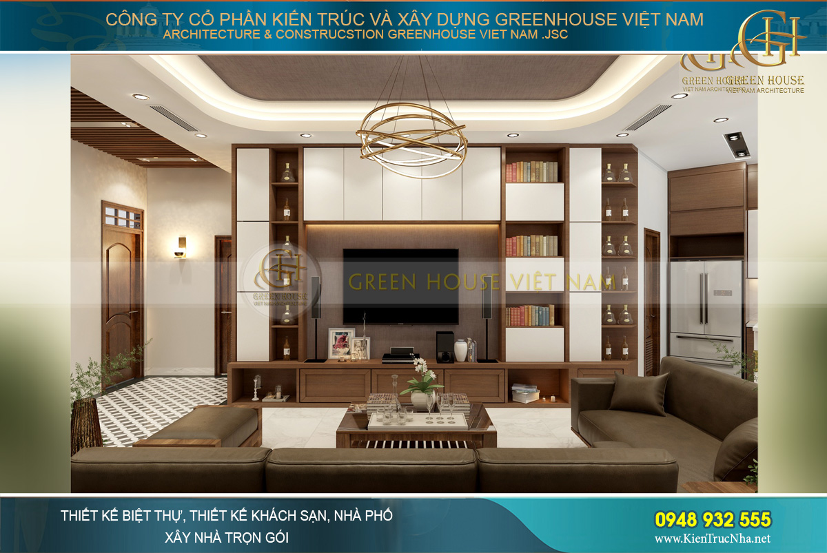 Mẫu thiết kế kệ TV đa năng, vừa hiện đại vừa sang trọng