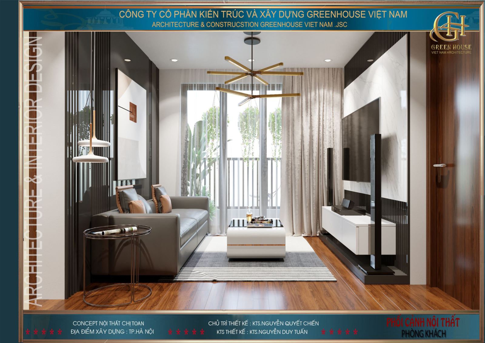 Các mẫu phòng khách đẹp dành cho không gian nhà phố, chung cư