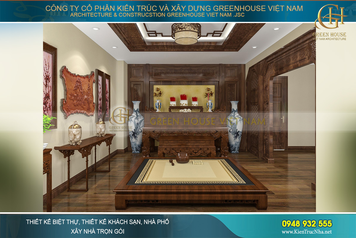 Không để đồ dưới chân bàn thờ