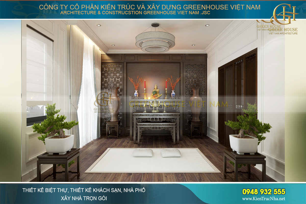 Kiêng kỵ đặt bàn thờ ngược với hướng nhà và phạm và các cung xấu