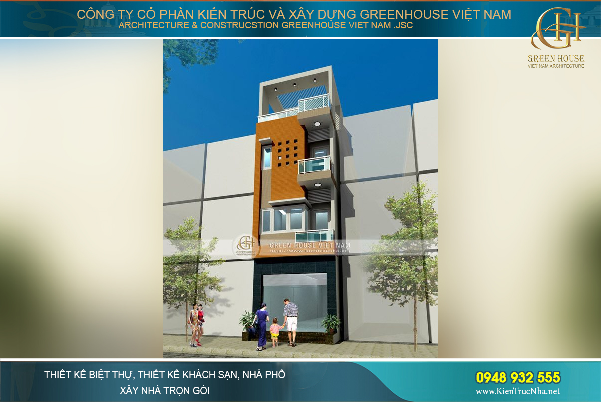 Kiến trúc hiện đại với thiết kế thông minh, vẻ đẹp thời thượng cho công trình nhà ống