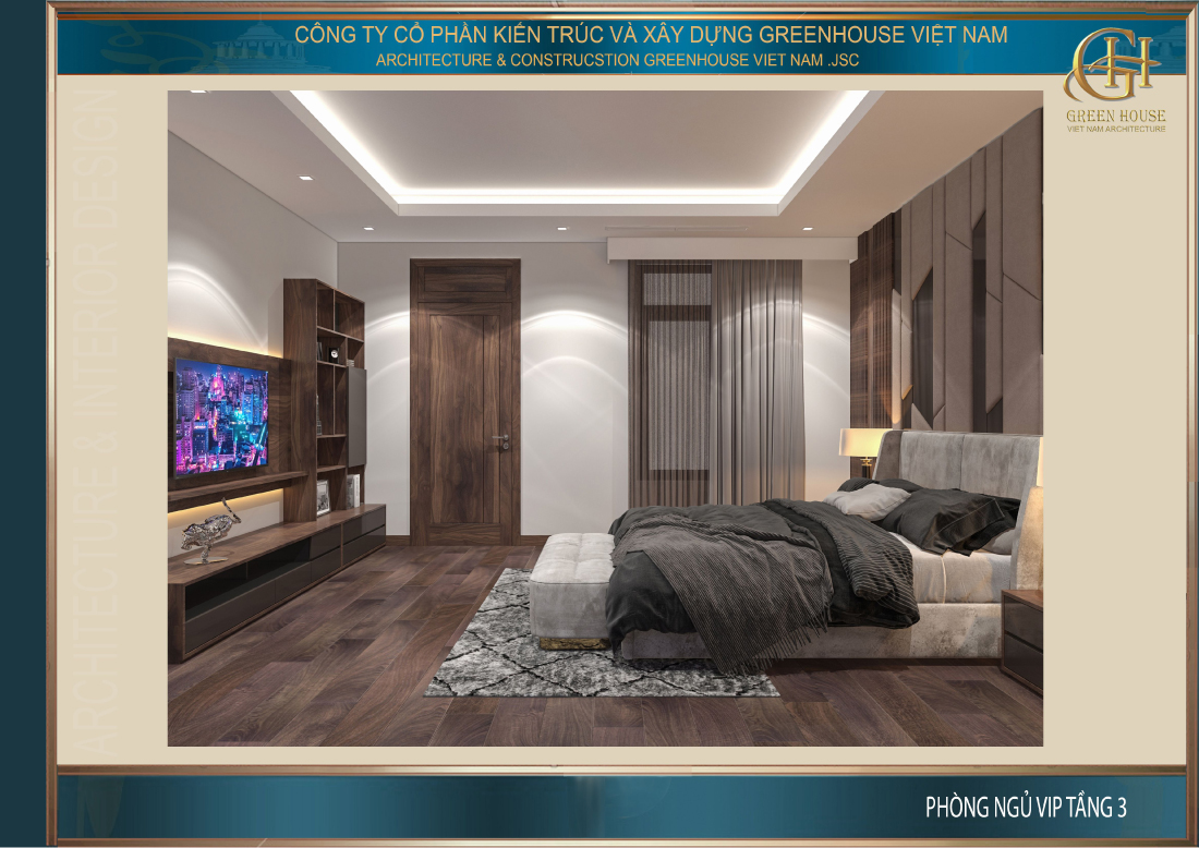 Không gian phòng ngủ VIP với nội thất thông minh, đa năng