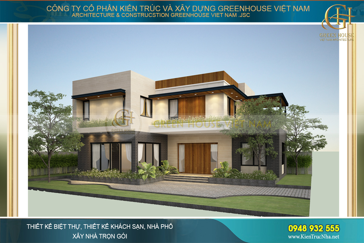 Độc đáo với những mẫu biệt thự 2 tầng hiện đại sang chảnh nhất